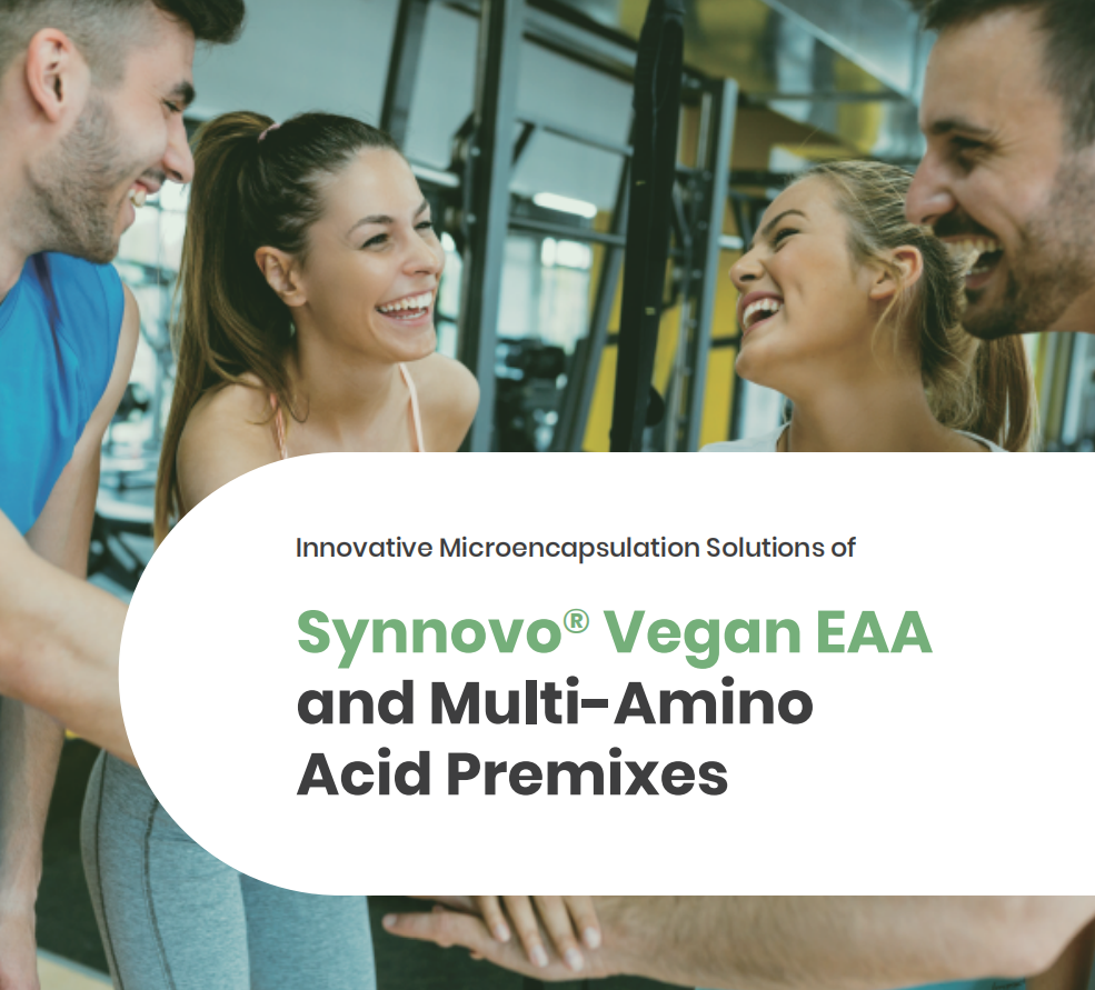 Innovative Microencapsulation Solutions of Synnovo® Vegan EAA and Multi-Amino Acid Premixes